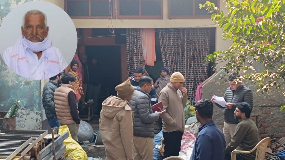 An elderly couple was murdered by strangulation in Karnal
