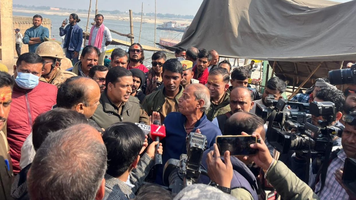 Manikarnika Ghat viral video of temple demolition sparked protests from Panda community and local residents
