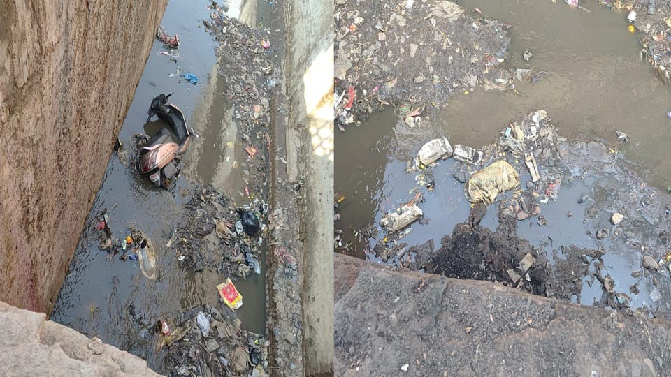 scooter stolen from hotel was found in drain