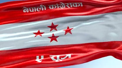 नेपाली कांग्रेस पार्टी का झंडा