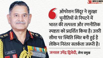 Army Chief Gen Upendra Dwivedi Operation Sindoor demonstrated readiness strategic clarity of India hindi news