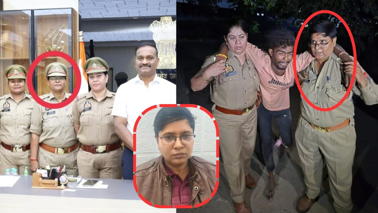 accused of bribe Inspector Bhuvaneshwari Singh is part of uttar pradesh first female encounter team
