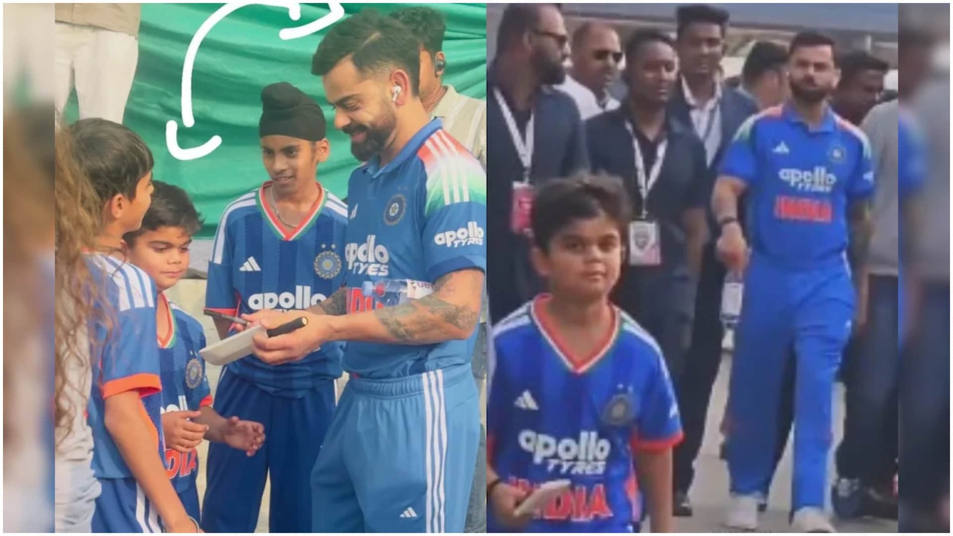 Virat Kohli Spots His Lookalike, Tells Rohit Sharma: “Look, My Duplicate Is Sitting There”