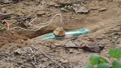 Security forces achieve major success recover 24 kg of IEDs and ration drums belonging to Maoists in Bijapur