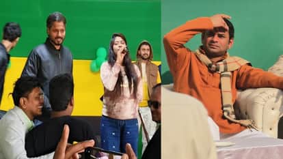 Bihar News Tej Pratap Yadav stopped a singer from performing vulgar songs at Chura Dahi party makar Sankranti