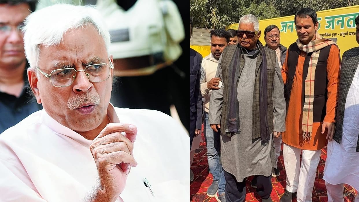 Bihar : Shivanand Tiwari targeted Tejashwi Yadav against Tej Pratap Yadav RJD party Dahi Chuda Feast patna
