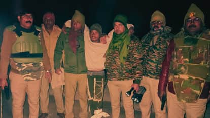 Encounter in Sonbhadra Reward-winning criminal arrested used to rob people by disguising himself woman