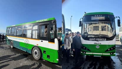 HRTC to soon receive 297 electric buses; Deputy cm inspects prototype