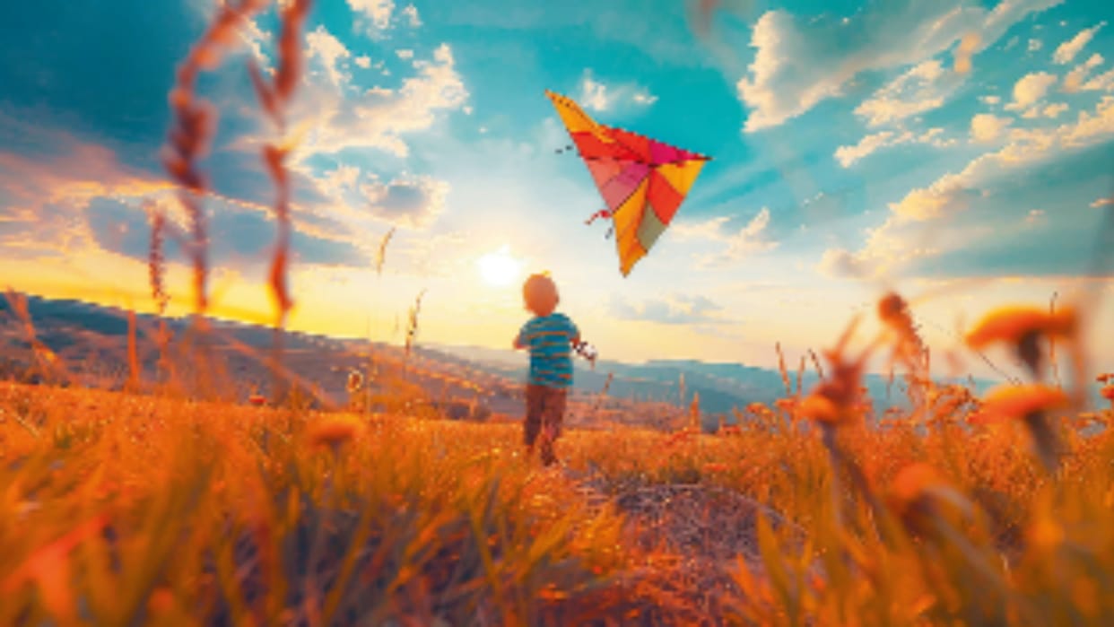 Life is like a kite moving forward responsibly is the key