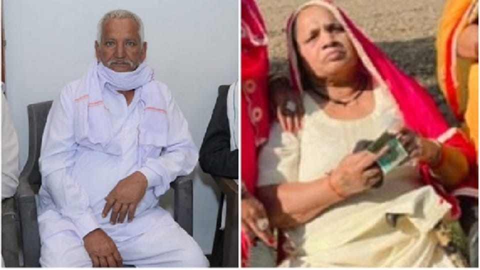 mother was involved with the grandson in the death of an elderly couple in Karnal