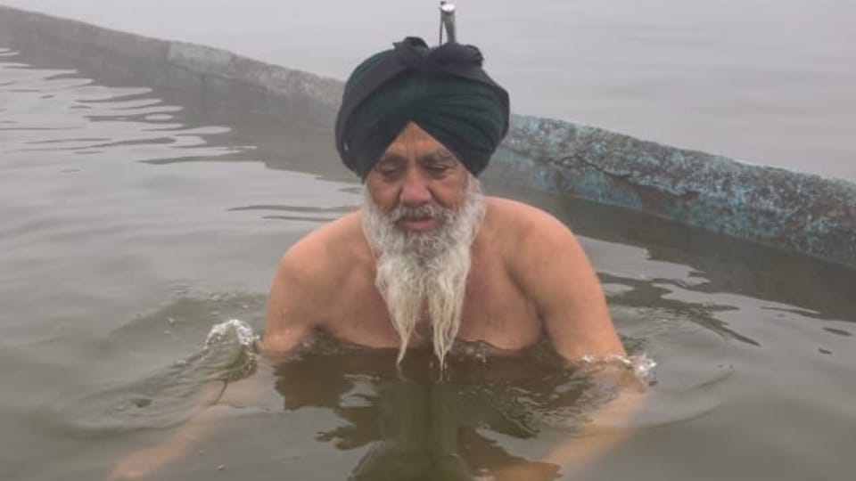 Maghi Mela Muktsar four-degree temperature devotees took dip in holy lake