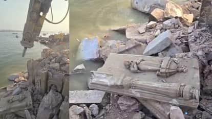 Manikarnika ghat found statues and artifacts preserved in Varanasi