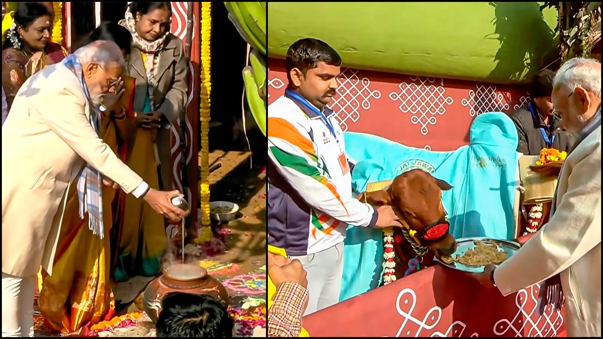 Makar Sankranti Images From Prayagraj To Gangasagar PM Modi Pongal Celebration Photos