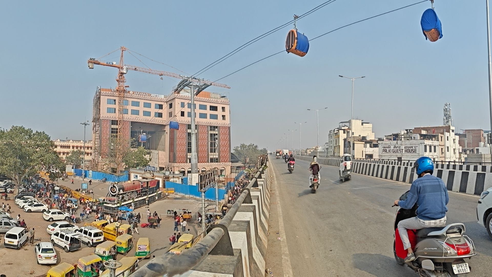Varanasi Ropeway Inauguration Ropeway In Varanasi:रोपवे कॉरिडोर के दोनों तरफ 8-8 मीटर के दायरे में 32 ...