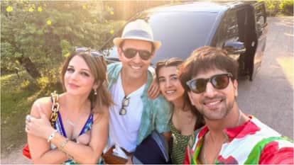 Sussanne Khan wish endless love and best of life For Ex Husband Hrithik Roshan and His Girlfriend Saba Azad