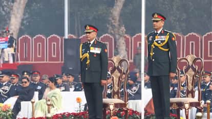 Army Chief Dwivedi visited the Republic Day camp interacted with NCC cadets