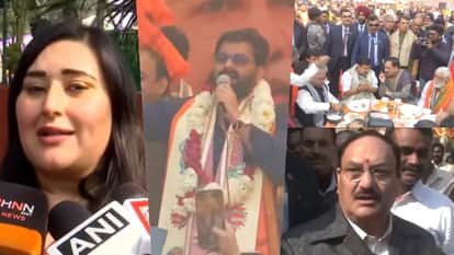 A festive atmosphere prevailed at the Delhi BJP office on Makar Sankranti