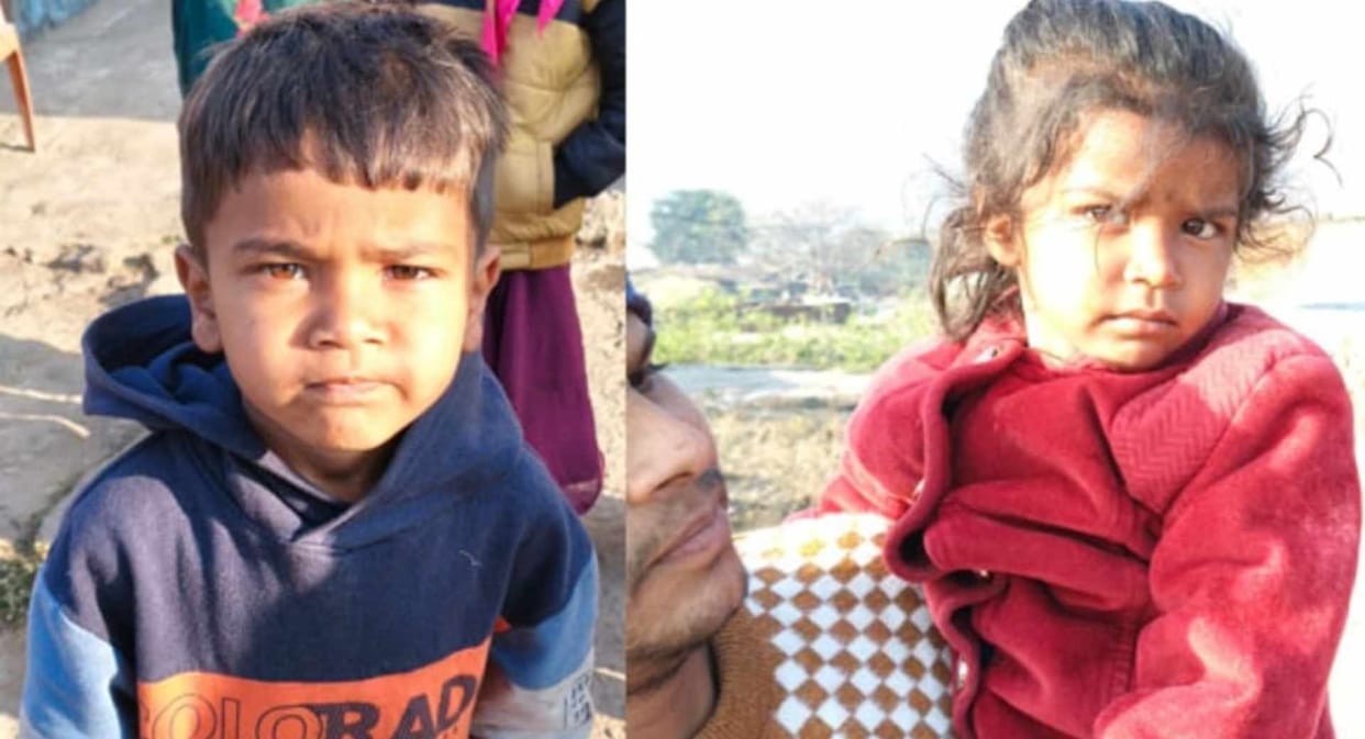 ranchi dhurwa missing children ansh anshika safe recovery police action