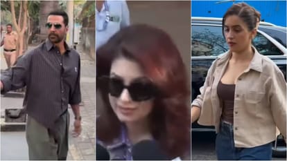 Maharashtra Civic Polls voting: Akshay Kumar cast his vote in Mumbai he Urges Mumbaikars to Vote In BMC Polls