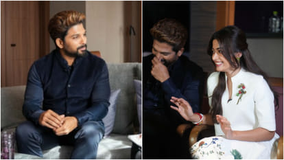 Allu Arjun Says Pushpa 2 Dialogue In Japanese On Film Premiere In Tokyo Fans Goes Wild For Rashmika Mandanna
