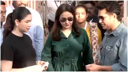 Sachin Tendulkar and other sports cricket stars Casts Vote in BMC Election, Urges Citizens to Participate