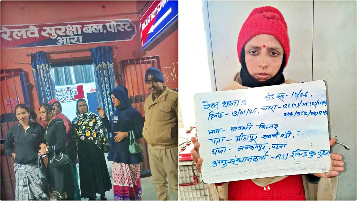 Transgender arrested for misbehaving with disabled passenger snatching belongings on Ernakulam-Patna Express