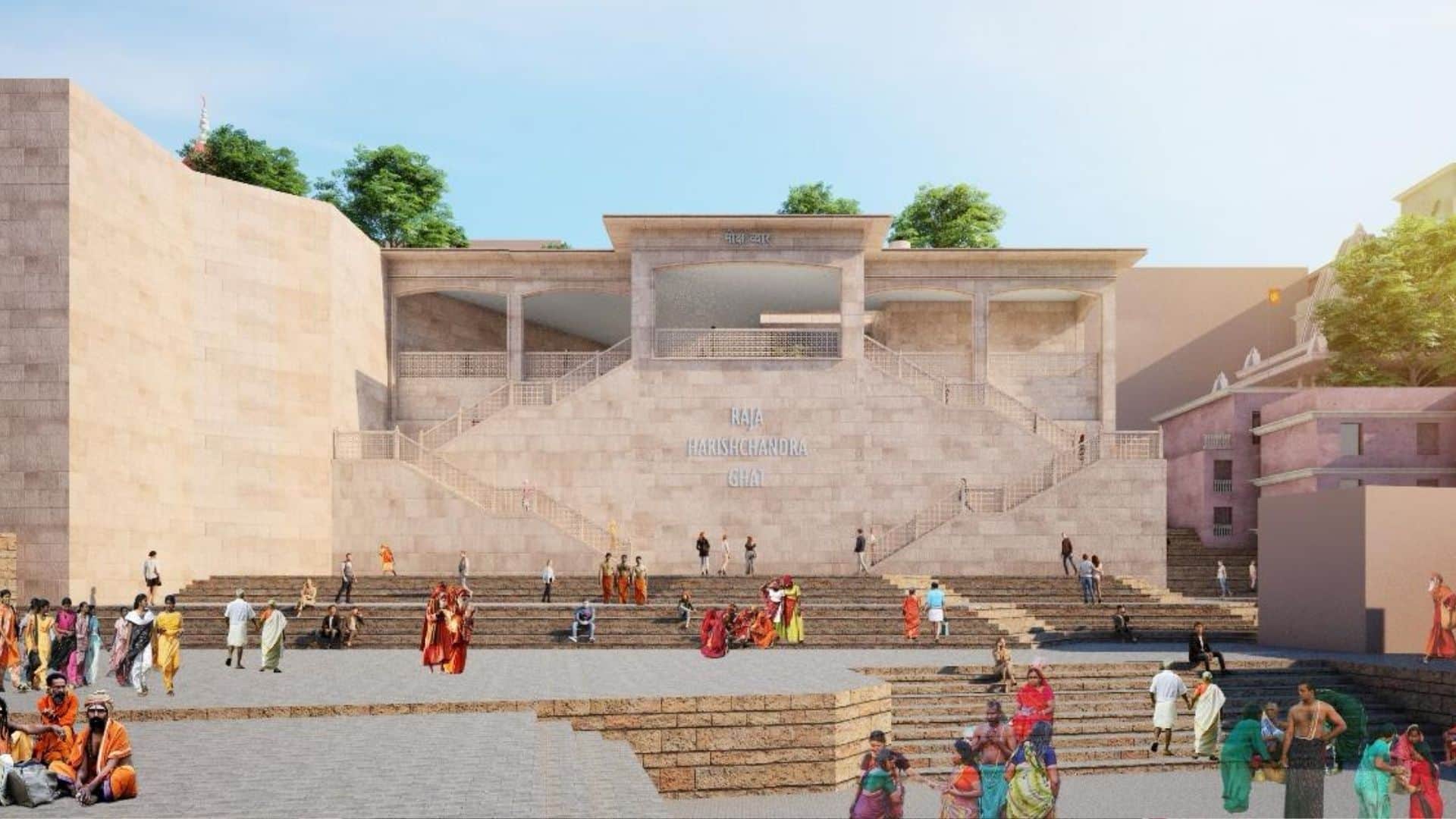 हरिश्चंद्र घाट का मॉडल