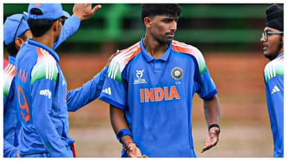 India and Bangladesh U19 players shook hands at the end of the game after the toss controversy