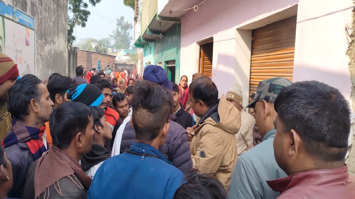 body of eight-year-old girl was found in a well near her home in Lakhimpur kheri