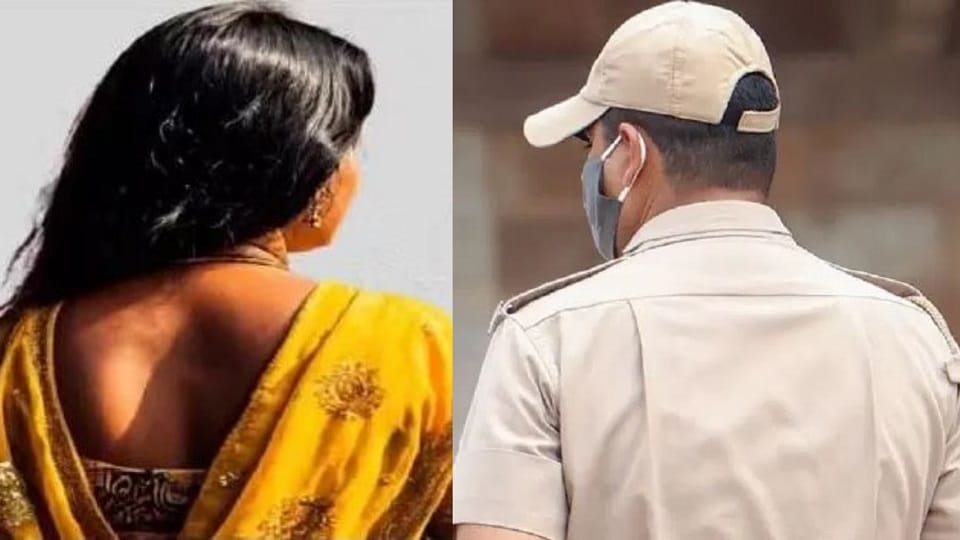 wife case filed against Husband posted in UP Police for molestation in night at mathura