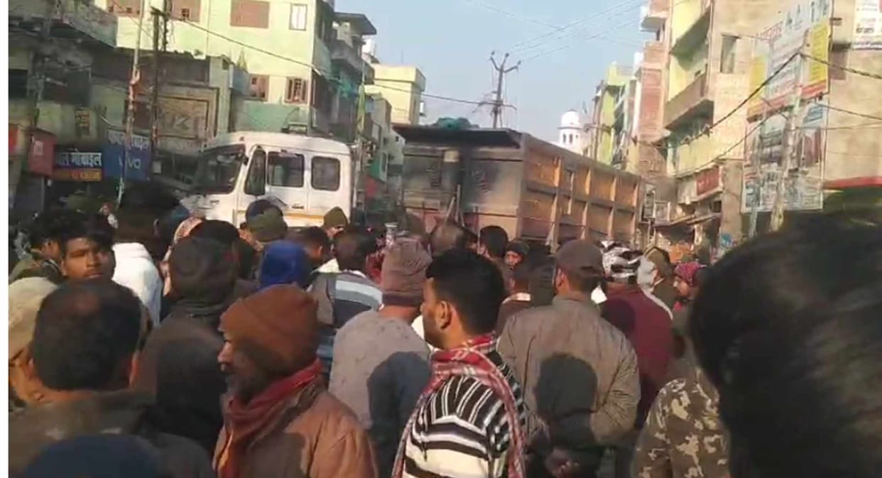 bhabhua kaimur suspicious death youth body found road block justice demand