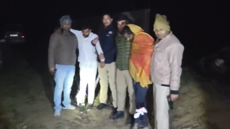 Saharanpur: Police Encounter During Protected Animal Slaughter, Three Accused Arrested, Two Injured by Gunfire