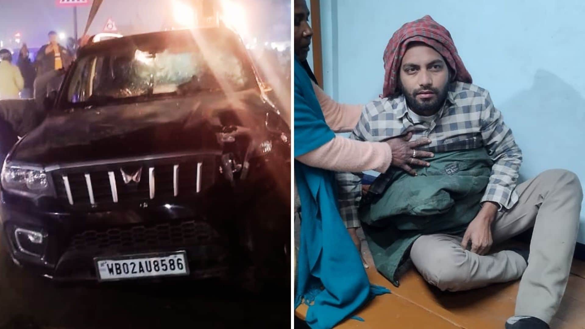 accident in chandauli Scorpio ran over five people collided with bicycle auto-rickshaw e-rickshaw and car