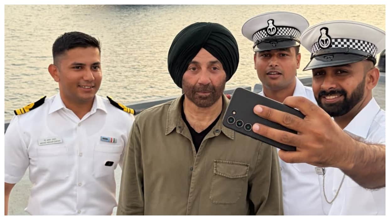 Sunny Deol share photo team honour Indian Navy Officers Ahead Of Border 2 Release