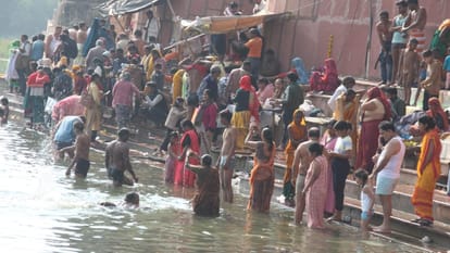 Jhansi: Crowd of devotees gathered at Balaji Sun Temple