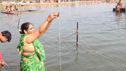 Jhansi: Crowd of devotees gathered at Balaji Sun Temple