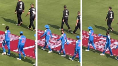 Virat Kohli Mimics Shreyas Iyer's Walk During National Anthem Line-Up; Rohit Sharma Bursts Into Laughter