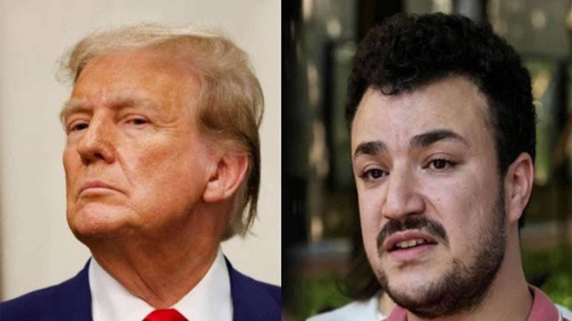 अमेरिका के राष्ट्रपति डोनाल्ड ट्रंप और फलस्तीनी समर्थक कार्यकर्ता महमूद खलील