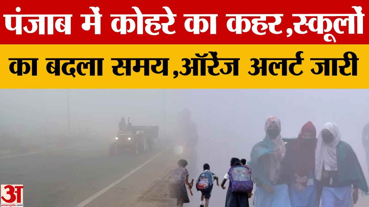 पंजाब में कोहरा और शीत लहर का कहर, हादसा, स्कूल टाइम बदला और बारिश का अलर्ट