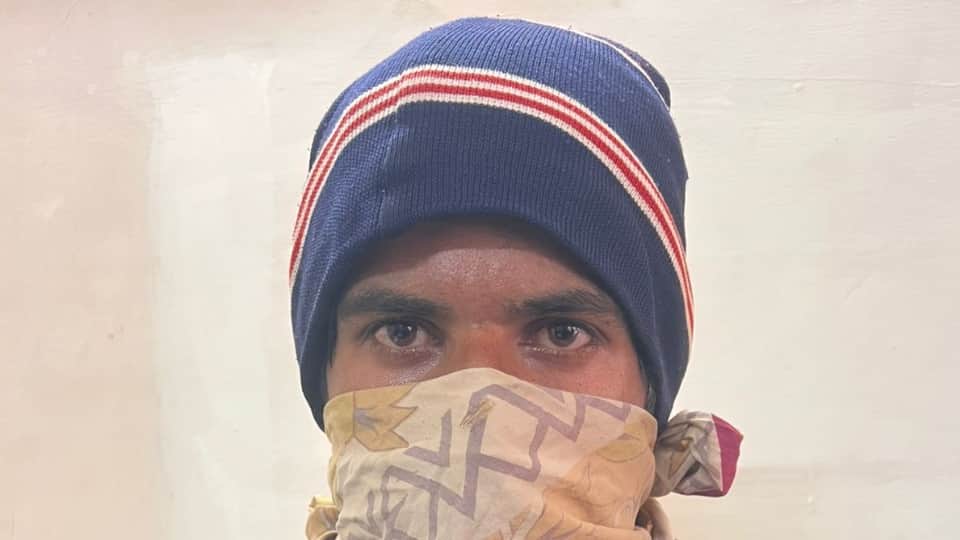 गिरफ्तार आरोपी।