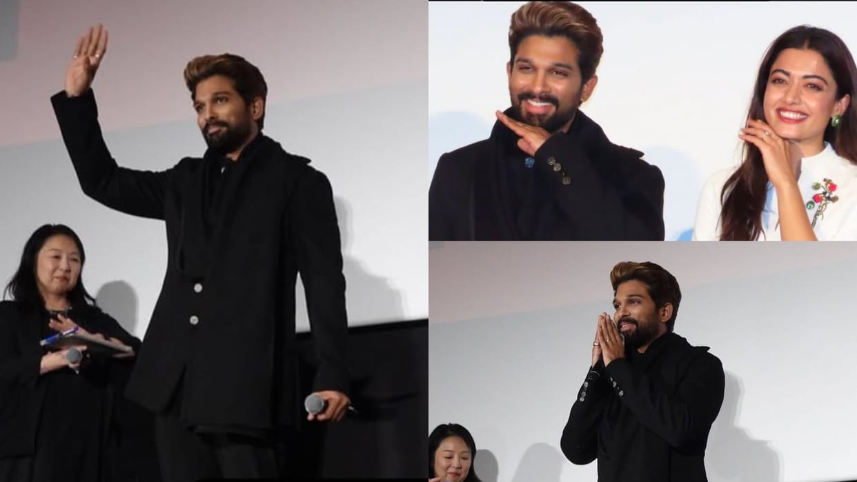 Allu Arjun And Rashmika Mandana Promote Movie Pushpa 2 In Japan Share Social Media Post