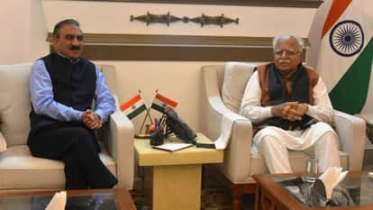 CM Sukhu met with Khattar in New Delhi demanding special concessions for hilly regions in the PM e-bus scheme