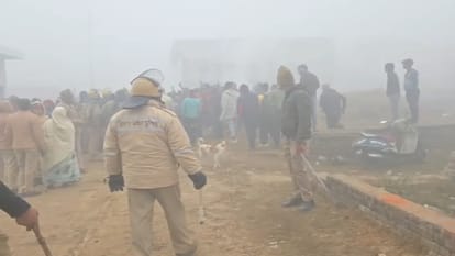 Chaos in Badaun Police and villagers clash over stopping Prabhat Ferry