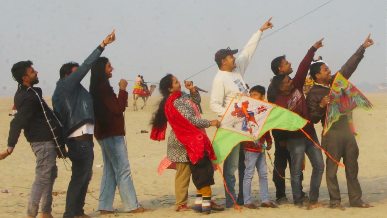 Kites worth Rs 50 crore flew in skies of Kashi Operation Sindoor dominated in varanasi