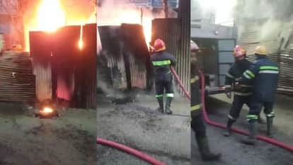 A fire incident was reported at Maisuma Chowk in the early hours.