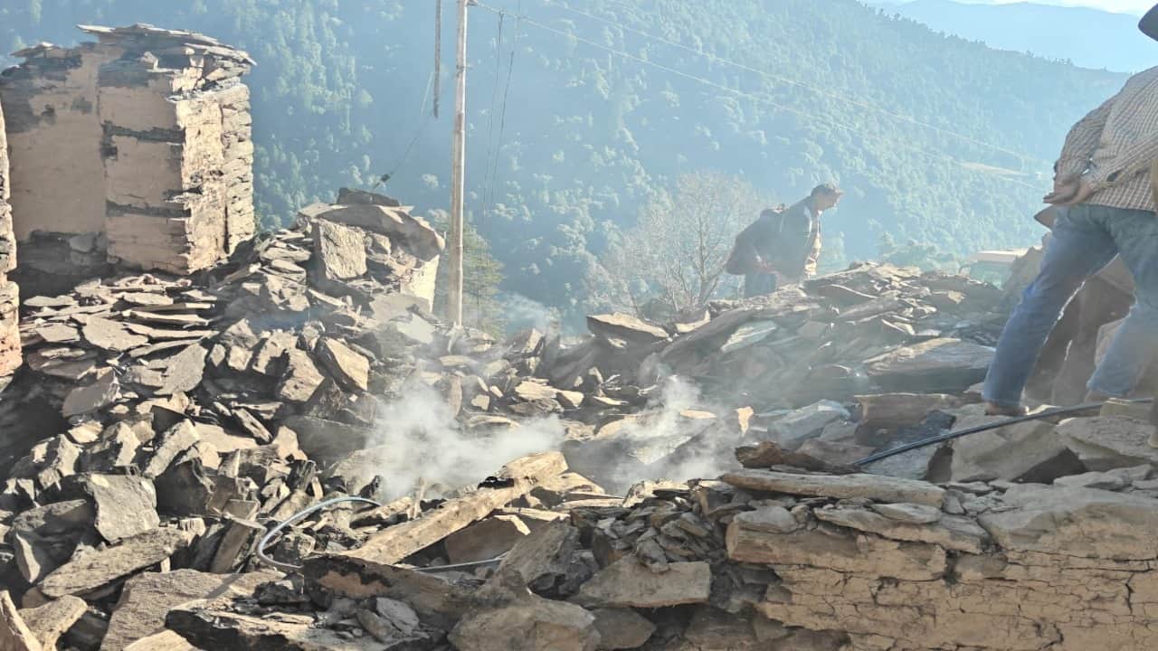 Sirmaur Fire: mother ran for help at, her daughters, grandchildren, and soninlaw didnot even get a chance to g