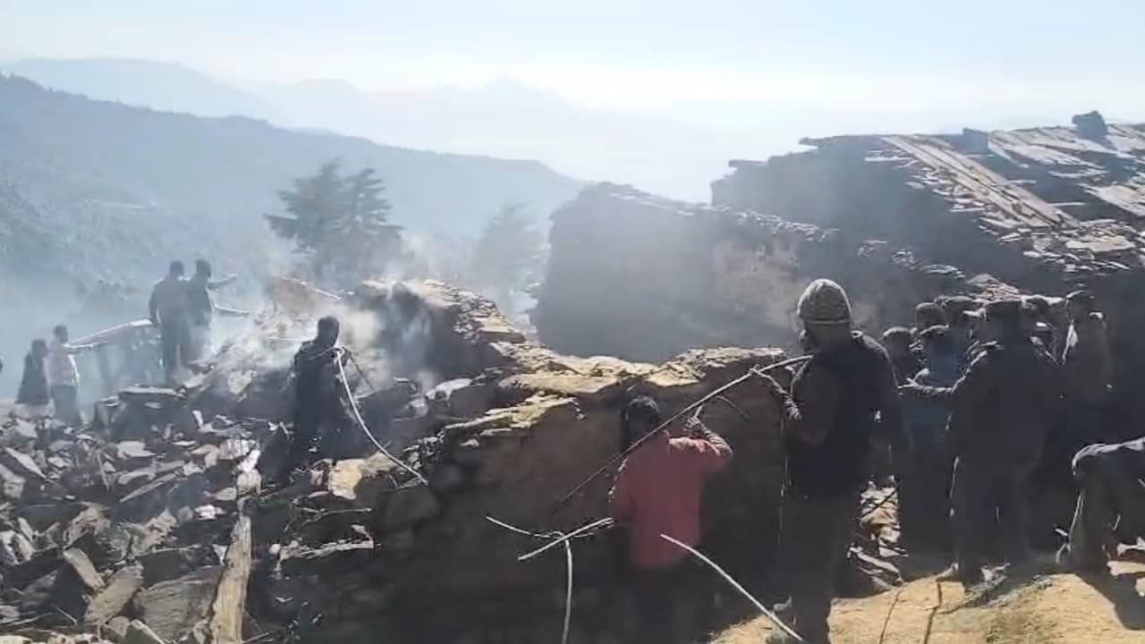 Sirmaur Fire: mother ran for help at, her daughters, grandchildren, and soninlaw didnot even get a chance to g