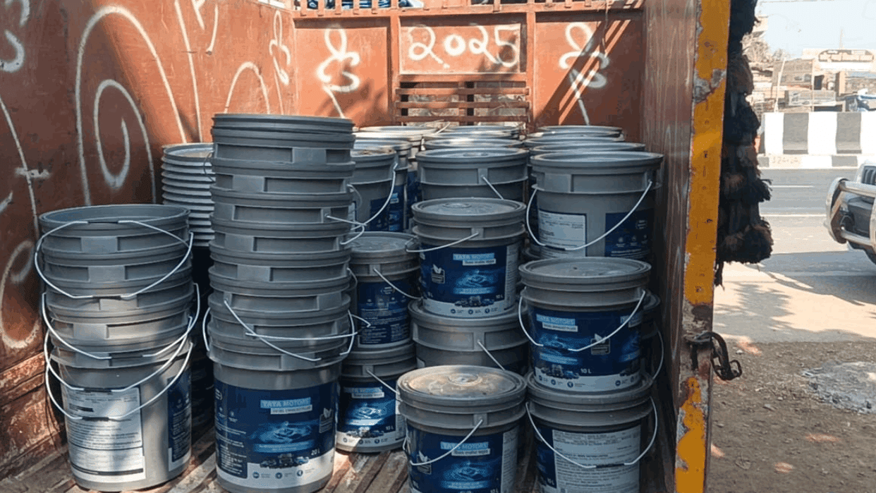 Police in Etawah busted three factories producing counterfeit liquid urea on Agra-Kanpur highway