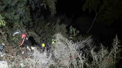 Accident in Rudraprayag Man dies after vehicle falls into a ditch Near Raintoli petrol pump