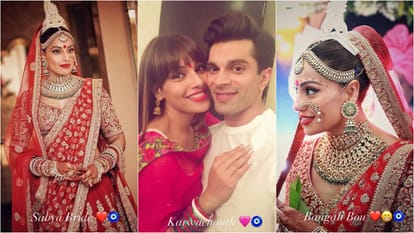 Bipasha Basu hopped on the viral 2016 social media trend shares her wedding Photos with Karan Singh Grover